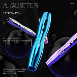Mast P20 | Wireless Tattoo Pen Machine Gun Rotary Tattoo Coreless Motor by Mcore Slim Tattoo Pen with Replaceble 2 Batteries for Women Aritsts