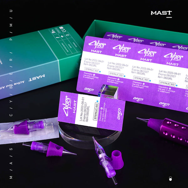 MAST CYBER | PMU CARTRIDGE NEEDLES ROUND LINER RL - BOX OF 20