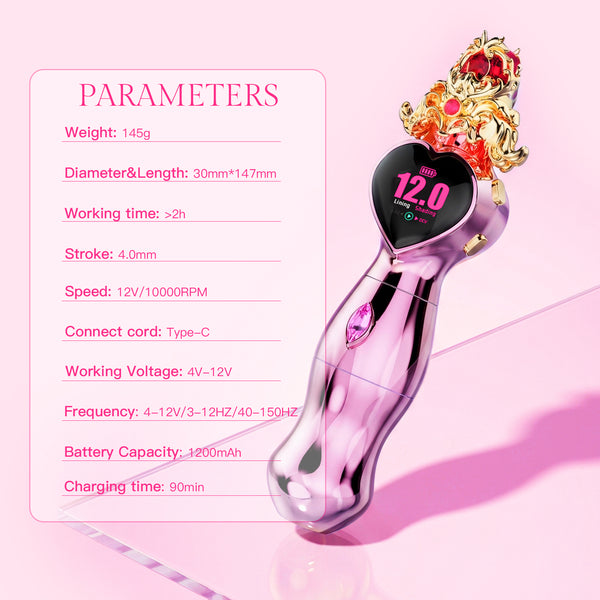 FAVIAMO ELVA | LIGHTWEIGHT WIRELESS PEN MACHINE FOR PMU & TATTOO ARTISTS
