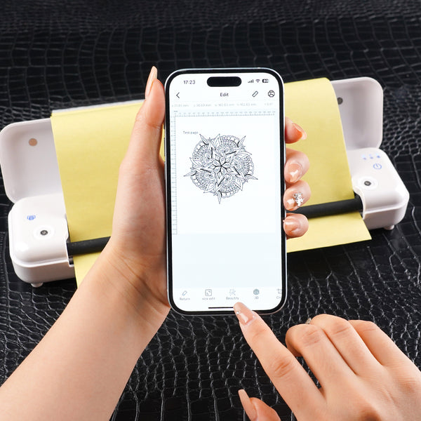 Mast Stencil Printer ｜Tattoo Wireless Transfers with Bluetooth & USB
