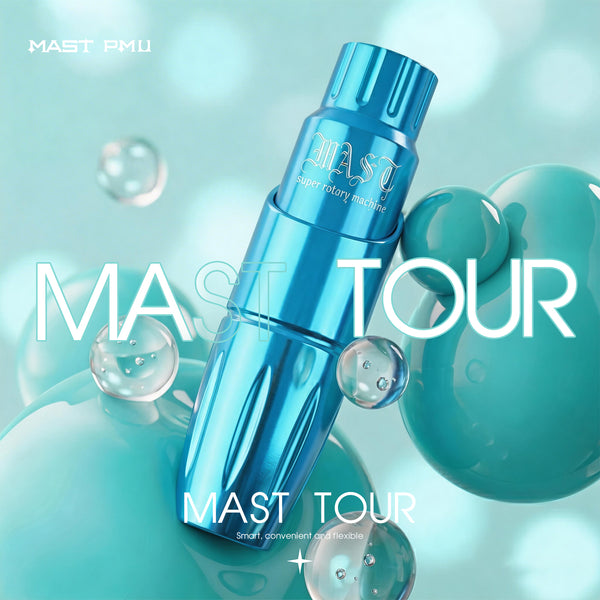 MAST TOUR | Cordless Rotary Tattoo & PMU Pen Machine Kit With Cartridges