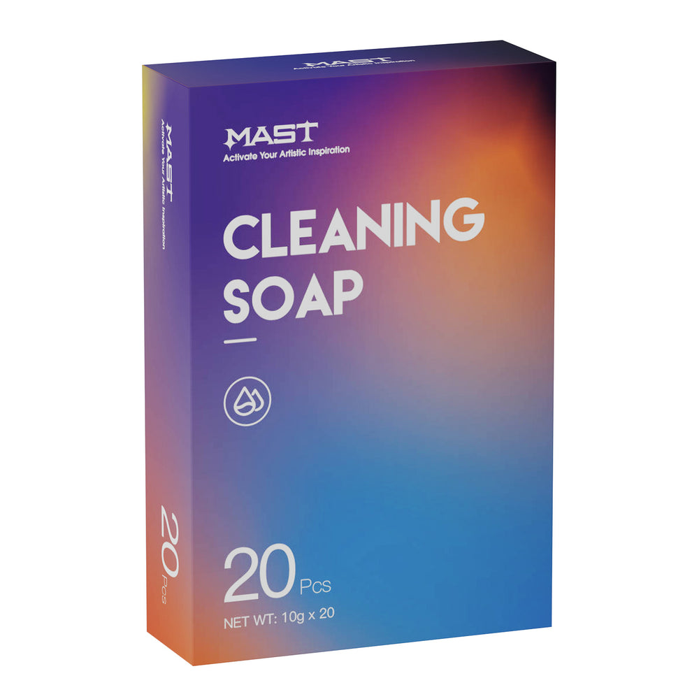 MAST PMU CLEANSING SOAP | PROFESSIONAL PMU & SMP CLEANSING SOLUTION – 10G – BOX OF 20