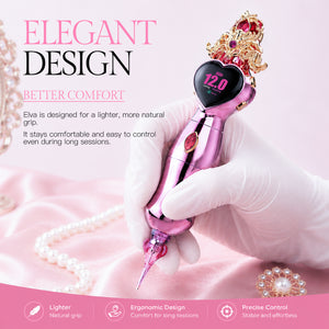 FAVIAMO ELVA | LIGHTWEIGHT WIRELESS PEN MACHINE FOR PMU & TATTOO ARTISTS