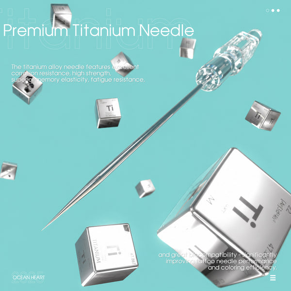 MAST OCEAN HEART TITANIUM SERIES | PMU CARTRIDGE NEEDLES – BOX OF 20