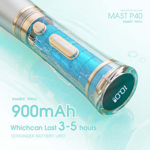 MAST P40 Kit | Wireless Rotary PMU Pen Machine With Digital Display in pink