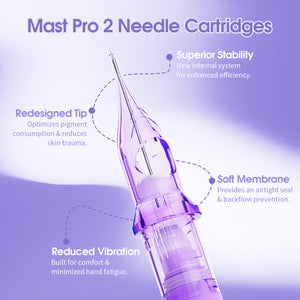 MAST PRO 2 | PMU Cartridges Needles Mixed Sizes – Box of 20