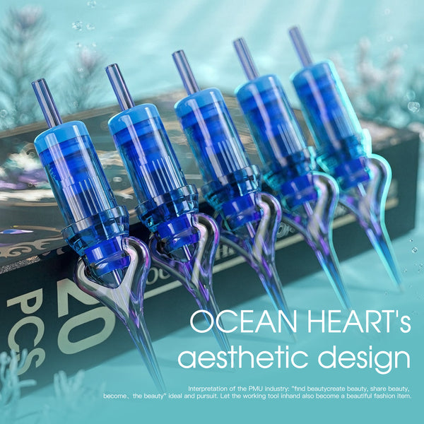 MAST OCEAN HEART | PMU CARTRIDGE NEEDLES – BOX OF 20