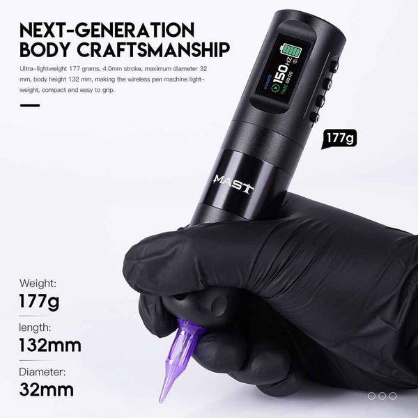 MAST WING | Wireless SMP Machine With Brushless Motor 4.0MM Stroke Scalp Micropigmentation