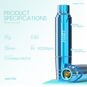 MAST P10 | SMP TATTOO MACHINE FOR PERMANENT MAKEUP CARTRIDGE TATTOO GUN
