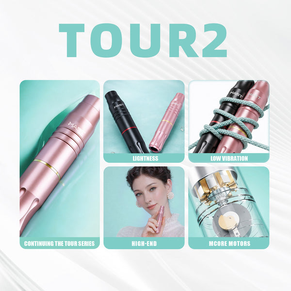 MAST TOUR 2 | WIRELESS PMU PEN MACHINE WITH THIN & SHORT FRAME POWERFUL MOTOR BY MCORE