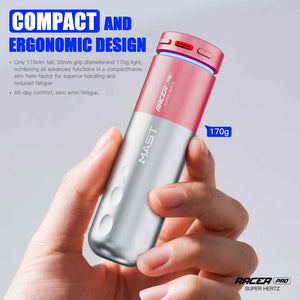 MAST RACER PRO | Cordless PMU  Gun Machine Battery 3-140hz Adjust Soft Hard Mode Mcore-Pro Motor Cartridge Tattoo Machine