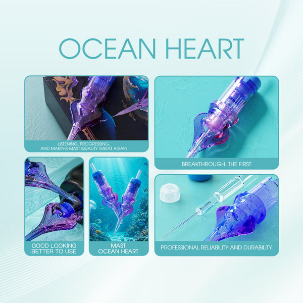 MAST OCEAN HEART | PMU CARTRIDGE NEEDLES – BOX OF 20