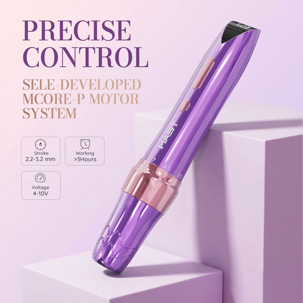 MAST P60 | Wireless PMU Pen Machine With 2.2MM-3.2MM Adjustable Strokes Permanent Makeup