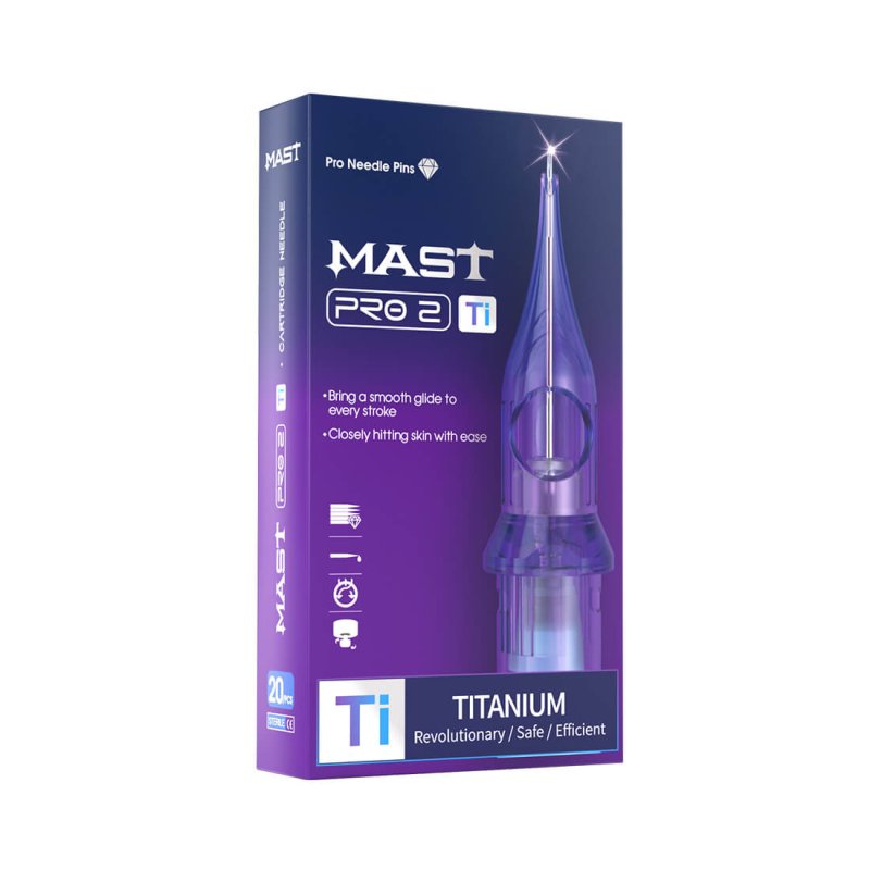 MAST PRO 2 Titanium Series PMU Cartridge Needles – Box of 20