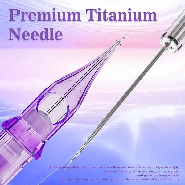 MAST PRO 2 | TITANIUM PMU CARTRIDGE NEEDLES – BOX OF 20