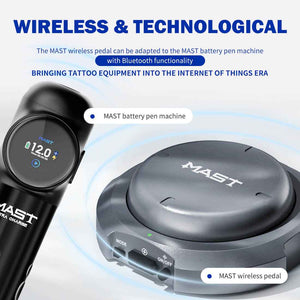 MAST Wireless Pedal | Bluetooth Foot Switch for MAST Wireless Tattoo Machines