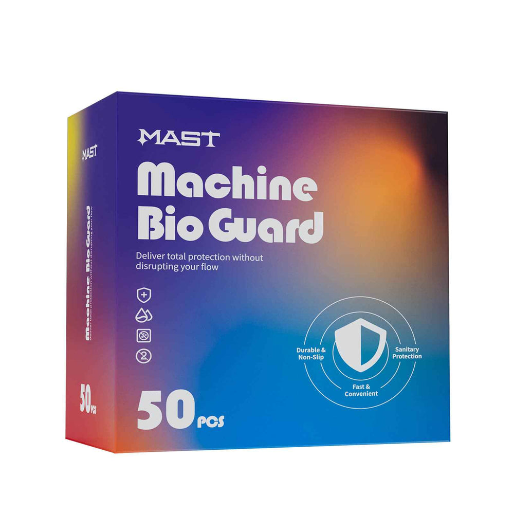 MAST Machine Bio Guard Disposable Tattoo Machine Covers Medical-Grade Protective Barrier Sleeves 50PCS