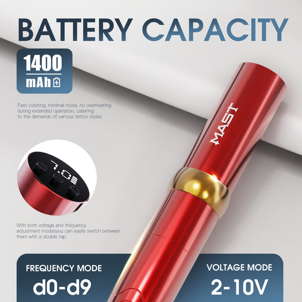 MAST P10 PRO | WIRELESS PMU MACHINE 3.0MM STROKE STARTER KIT