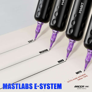 MAST RACER PRO | Cordless PMU  Gun Machine Battery 3-140hz Adjust Soft Hard Mode Mcore-Pro Motor Cartridge Tattoo Machine - MASTPMU