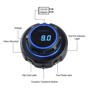 MAST HALO POWER SUPPLY | DIGITAL PMU POWER SUPPLY WITH OLED DISPLAY