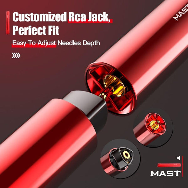MAST TOUR Y22 | Cordless Tattoo Pen Machine Kit - Professional Rotary Cartridges Tattoo Pen
