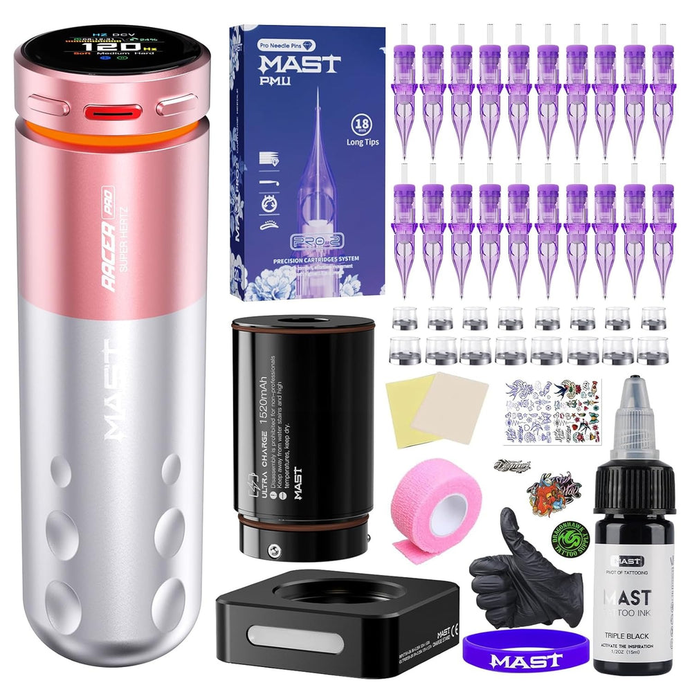 MAST RACER PRO KIT | PMU Machine Pen Wireless Professional Bundle