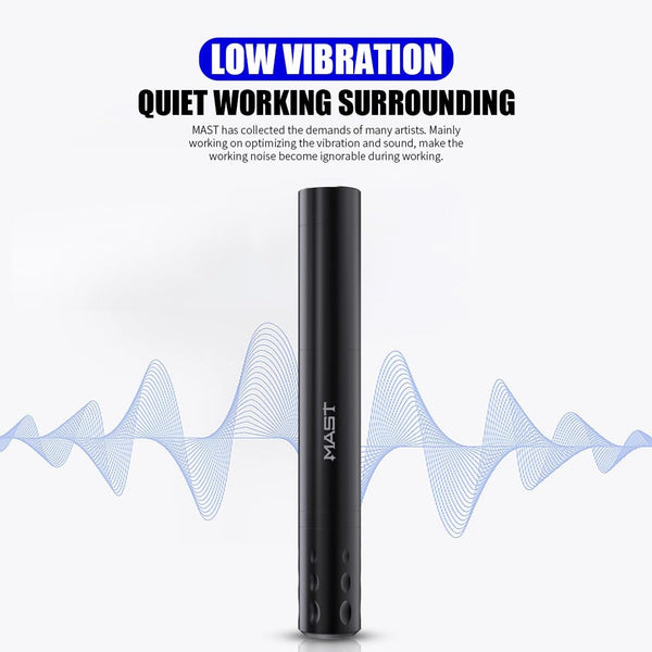 MAST TOUR FLY | Wireless Rotary PMU Pen Machine Gun Lightweight Slim 3.0mm Stroke Length for Women Artists