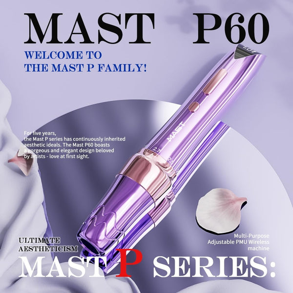 MAST P60 | Wireless PMU Pen Machine With 2.2MM-3.2MM Adjustable Strokes Permanent Makeup