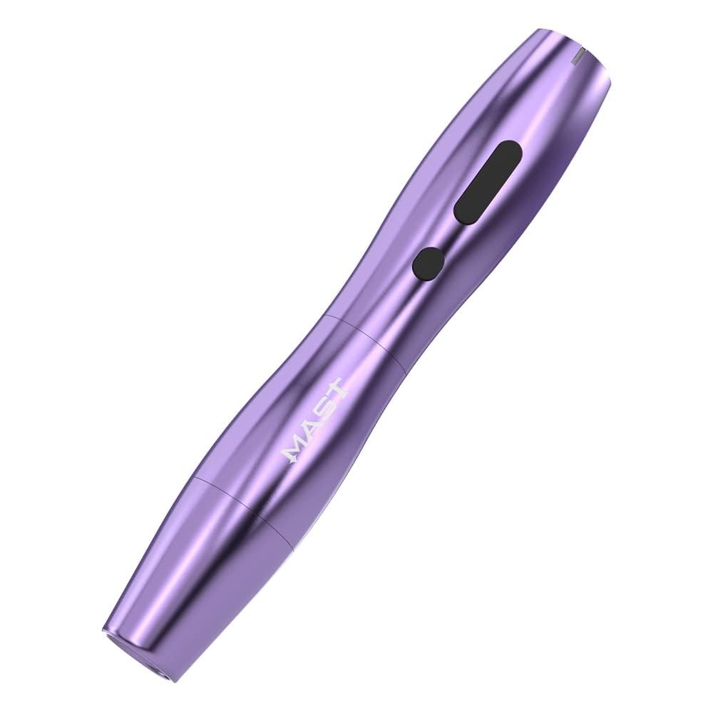 Mast P20 Wireless Tattoo Pen Machine Rotary Tattoo Gun Lightweight Digital Display Slim Frame for Women Aritst (1 battery)