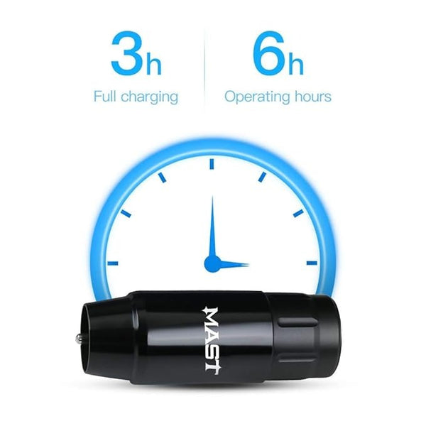 MAST TOUR | Cordless Tattoo Pen Machine Kit, Professional Rotary Cartridges Tattoo Gun