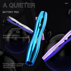 Mast P20 Wireless Tattoo Pen Machine Gun Rotary Tattoo Coreless Motor by Mcore Slim Tattoo Pen with Replaceble 2 Batteries for Women Aritsts