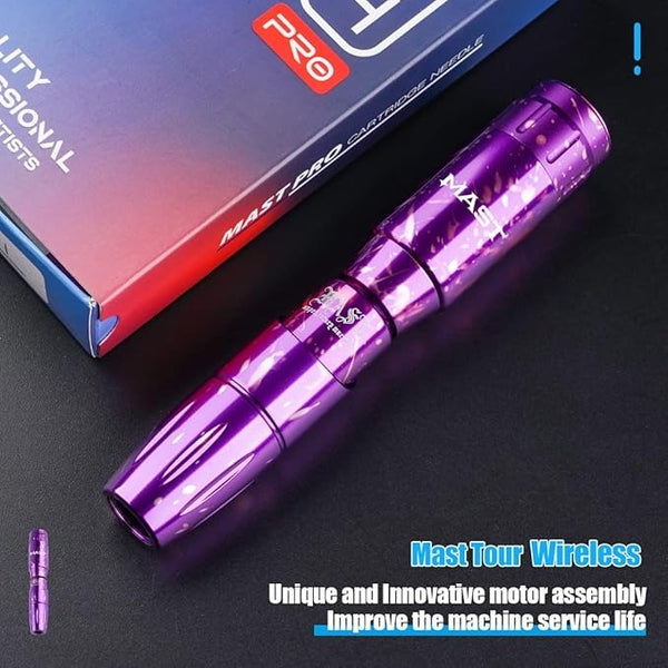 MAST TOUR | Cordless Tattoo Pen Machine Kit, Professional Rotary Cartridges Tattoo Gun