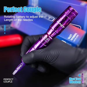 MAST TOUR | Cordless Tattoo Pen Machine Kit, Professional Rotary Cartridges Tattoo Gun