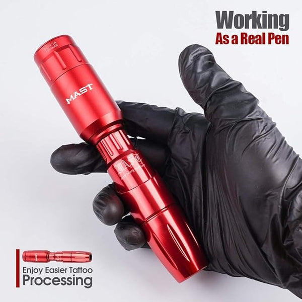 MAST TOUR | Cordless Tattoo Pen Machine Kit, Professional Rotary Cartridges Tattoo Gun