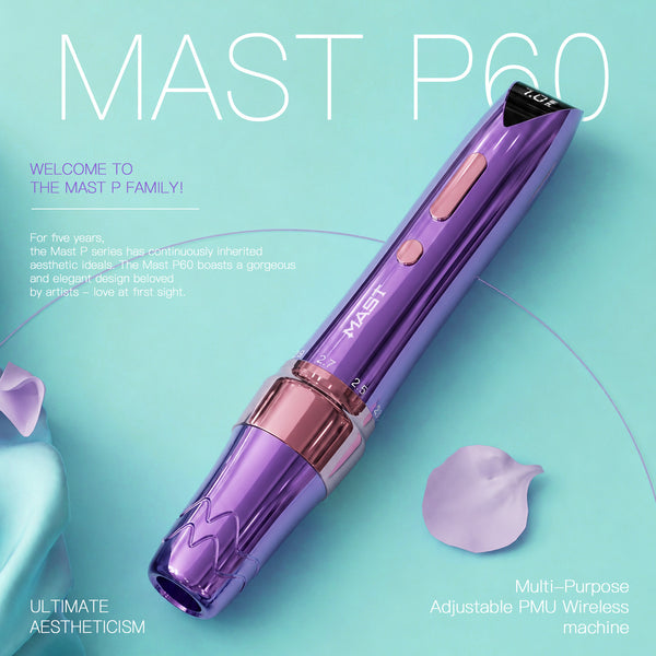 MAST P60 | WIRELESS PMU PEN MACHINE WITH 2.2MM–3.2MM ADJUSTABLE STROKES