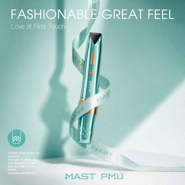 MAST P60 | WIRELESS PMU PEN MACHINE WITH 2.2MM–3.2MM ADJUSTABLE STROKES TIFFANY BLUE